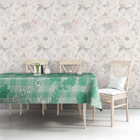 Omaomao Aloha Hawaii Tablecloth Plumeria Lei With Palaka Motif - Polynesian Pride