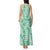 Omaomao Aloha Hawaii Tank Maxi Dress Plumeria Lei With Palaka Motif - Polynesian Pride