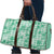 Omaomao Aloha Hawaii Travel Bag Plumeria Lei With Palaka Motif - Polynesian Pride