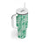 Omaomao Aloha Hawaii Tumbler With Handle Plumeria Lei With Palaka Motif - Polynesian Pride