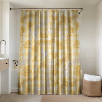 Melemele Aloha Hawaii Bathroom Set Plumeria Lei With Palaka Motif - Polynesian Pride