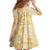 Melemele Aloha Hawaii Kid Short Sleeve Dress Plumeria Lei With Palaka Motif - Polynesian Pride
