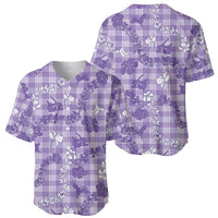 Poni Aloha Hawaii Baseball Jersey Plumeria Lei With Palaka Motif - Polynesian Pride
