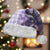 Poni Aloha Hawaii Christmas Santa Hat Plumeria Lei With Palaka Motif - Polynesian Pride