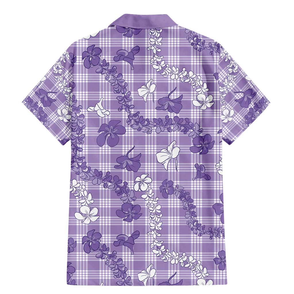 Poni Aloha Hawaii Family Matching Mermaid Dress and Hawaiian Shirt Plumeria Lei With Palaka Motif LT14 - Polynesian Pride