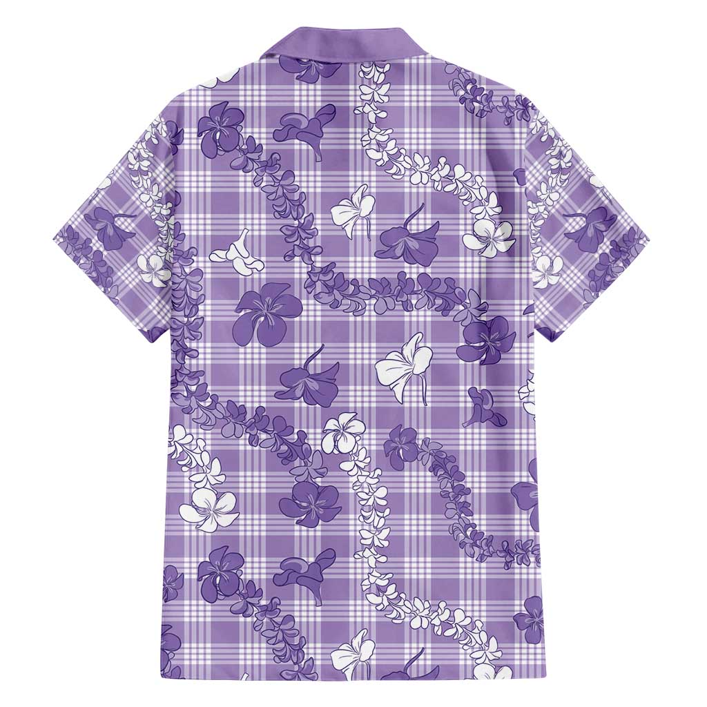 Poni Aloha Hawaii Family Matching Puletasi and Hawaiian Shirt Plumeria Lei With Palaka Motif - Polynesian Pride