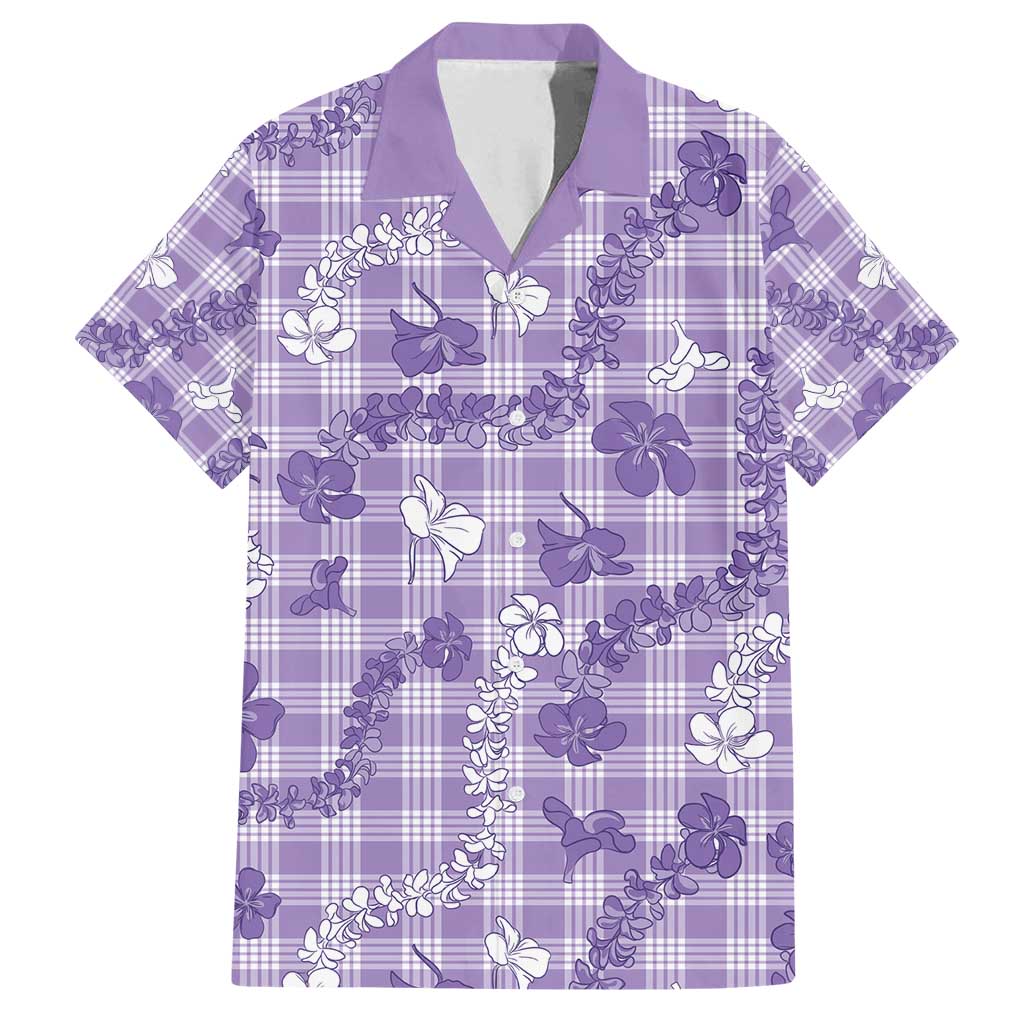 Poni Aloha Hawaii Family Matching Summer Maxi Dress and Hawaiian Shirt Plumeria Lei With Palaka Motif - Polynesian Pride