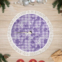 Poni Aloha Hawaii Tree Skirt Plumeria Lei With Palaka Motif - Polynesian Pride