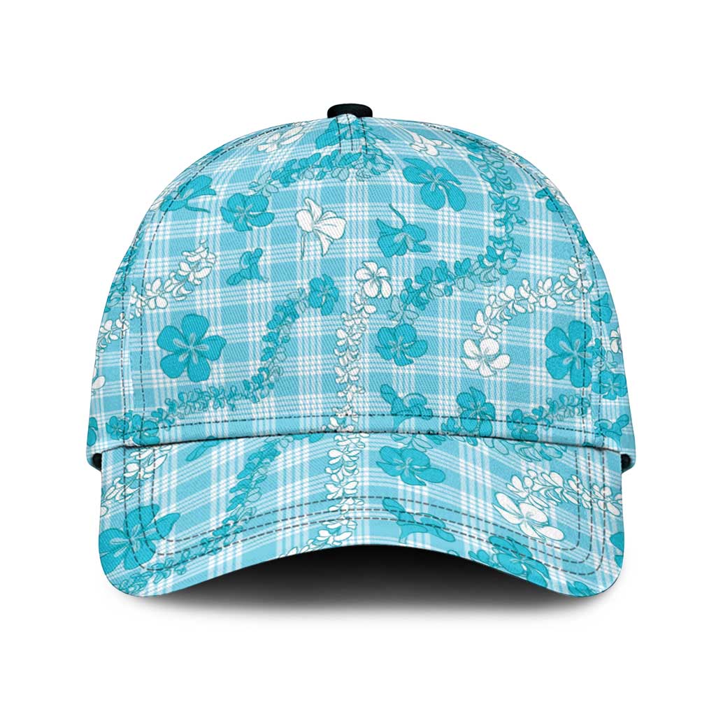 Polu Aloha Hawaii Classic Cap Plumeria Lei With Palaka Motif - Polynesian Pride