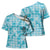 Polu Aloha Hawaii Cross Shoulder Shirt Plumeria Lei With Palaka Motif - Polynesian Pride