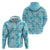 Polu Aloha Hawaii Hoodie Plumeria Lei With Palaka Motif - Polynesian Pride