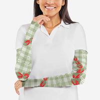 Omaomao Aloha Hawaii Arm Sleeves Rosebud Lei With Palaka Motif LT14 - Polynesian Pride