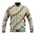 Omaomao Aloha Hawaii Baseball Jacket Rosebud Lei With Palaka Motif - Polynesian Pride