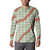 Omaomao Aloha Hawaii Button Sweatshirt Rosebud Lei With Palaka Motif - Polynesian Pride