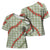 Omaomao Aloha Hawaii Cross Shoulder Shirt Rosebud Lei With Palaka Motif - Polynesian Pride