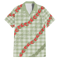 Omaomao Aloha Hawaii Family Matching Summer Maxi Dress and Hawaiian Shirt Rosebud Lei With Palaka Motif - Polynesian Pride