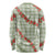 Omaomao Aloha Hawaii Long Sleeve Shirt Rosebud Lei With Palaka Motif - Polynesian Pride