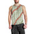 Omaomao Aloha Hawaii Men Tank Top Rosebud Lei With Palaka Motif - Polynesian Pride