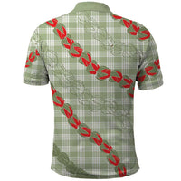 Omaomao Aloha Hawaii Polo Shirt Rosebud Lei With Palaka Motif - Polynesian Pride