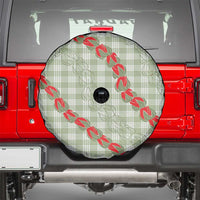 Omaomao Aloha Hawaii Spare Tire Cover Rosebud Lei With Palaka Motif - Polynesian Pride