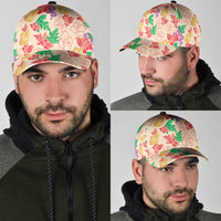 Colorful Aloha Hawaii Hibiscus Orchid Seamless Classic Cap