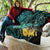 New Zealand Fantail Bird Quilt Maori Piwakawaka Kowhai - Paua Shell Pattern