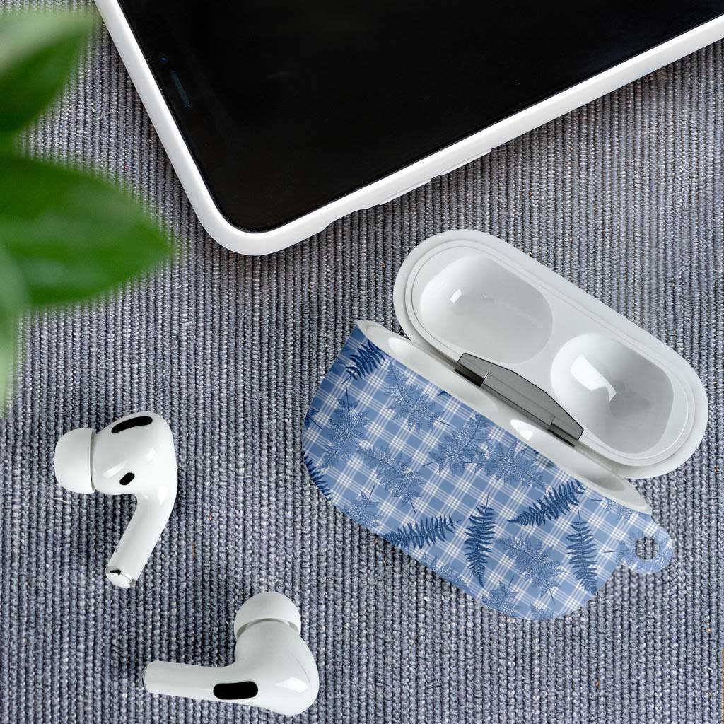 Blue Palaka Hawaii Palapalai AirPods Case Hawaiian Fern LT14 - Polynesian Pride
