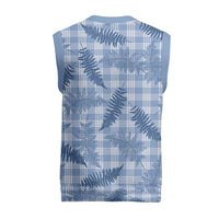 Blue Palaka Hawaii Palapalai Christmas Knitted V-Neck Vest Hawaiian Fern LT14 - Polynesian Pride