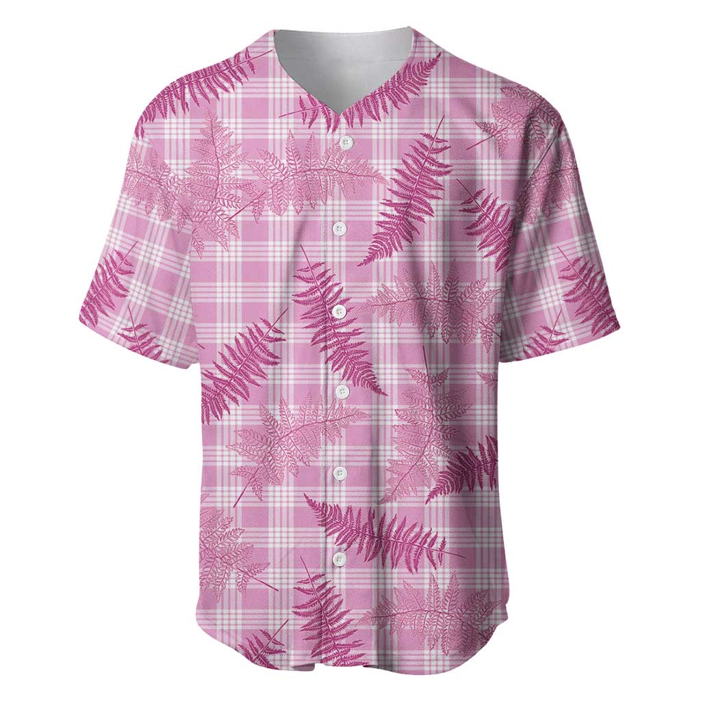 Purple Palaka Hawaii Palapalai Baseball Jersey Hawaiian Fern - Polynesian Pride
