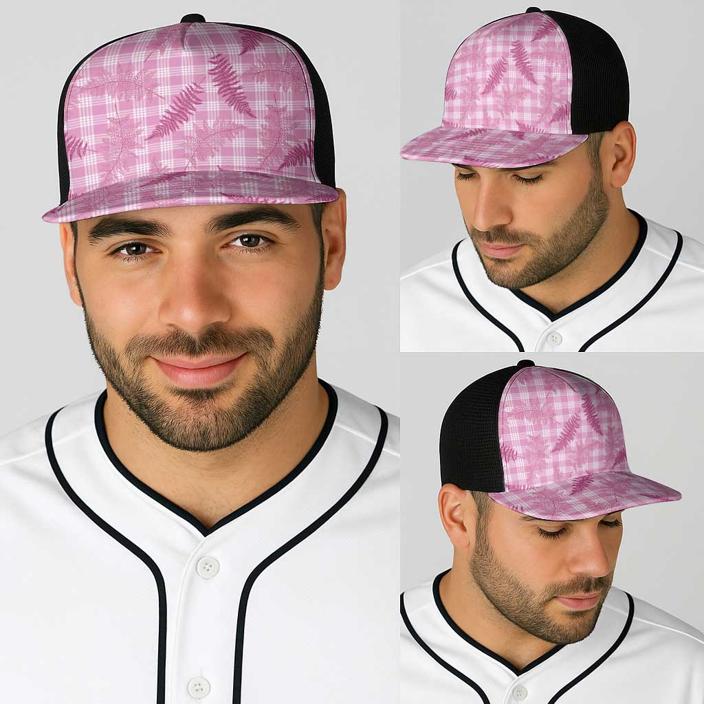 Purple Palaka Hawaii Palapalai Baseball Net Cap Hawaiian Fern