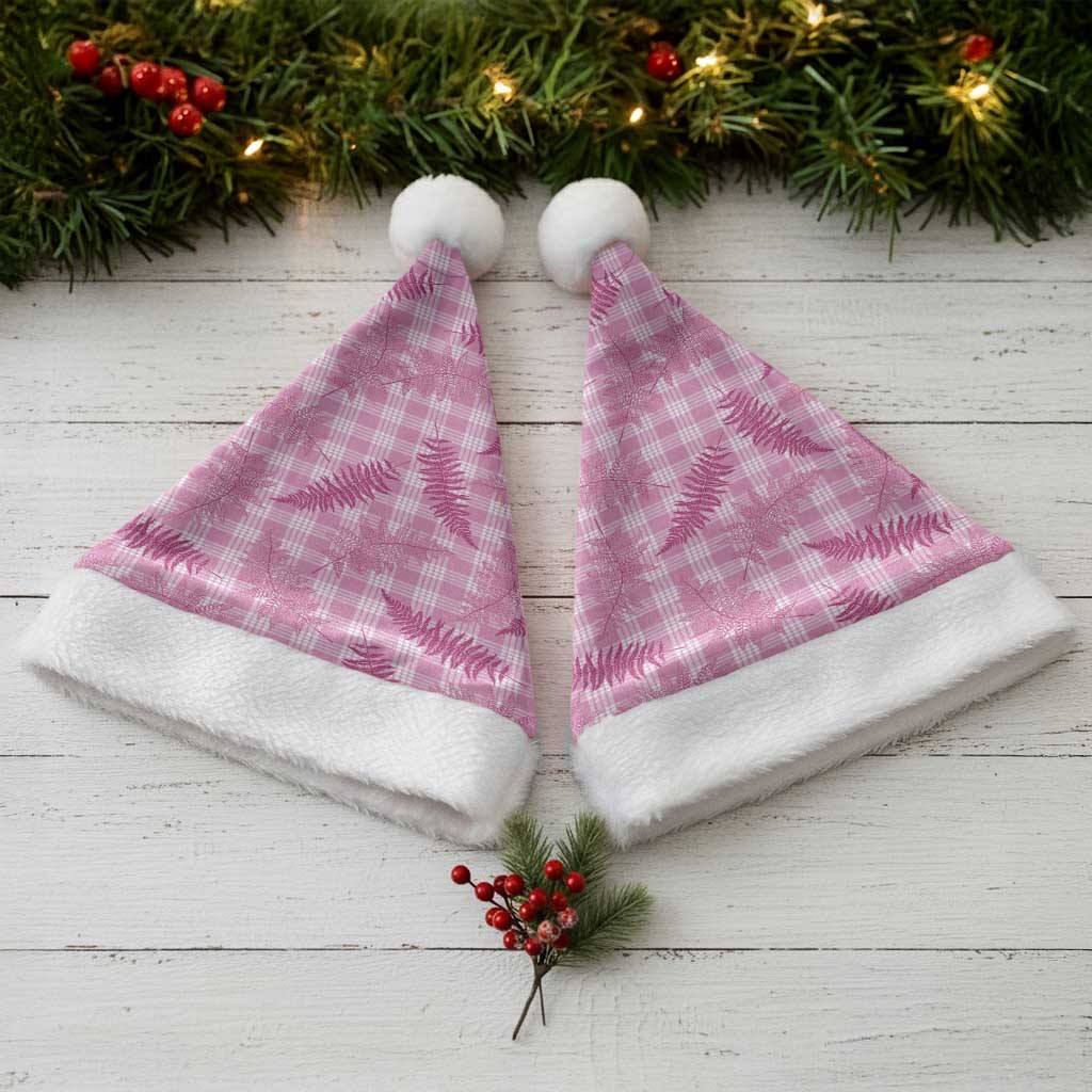 Purple Palaka Hawaii Palapalai Christmas Santa Hat Hawaiian Fern - Polynesian Pride