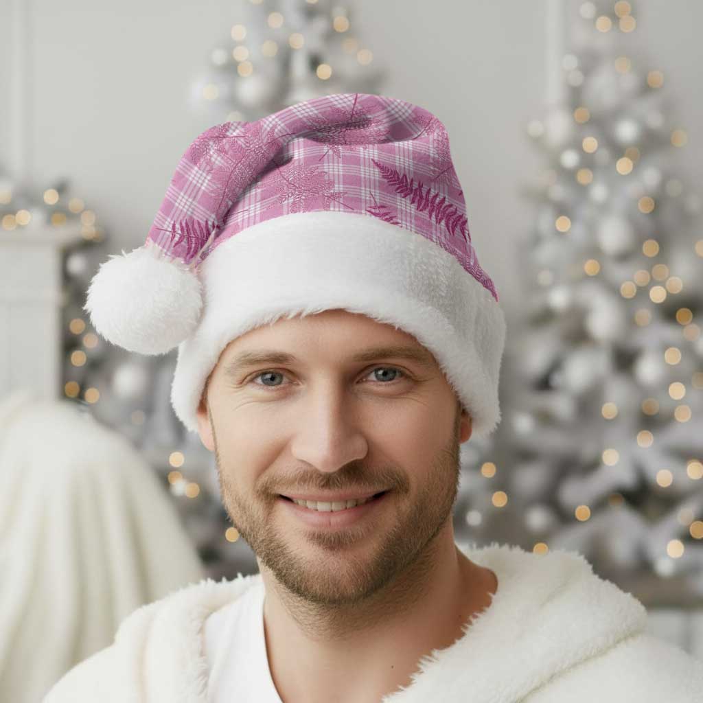 Purple Palaka Hawaii Palapalai Christmas Santa Hat Hawaiian Fern - Polynesian Pride