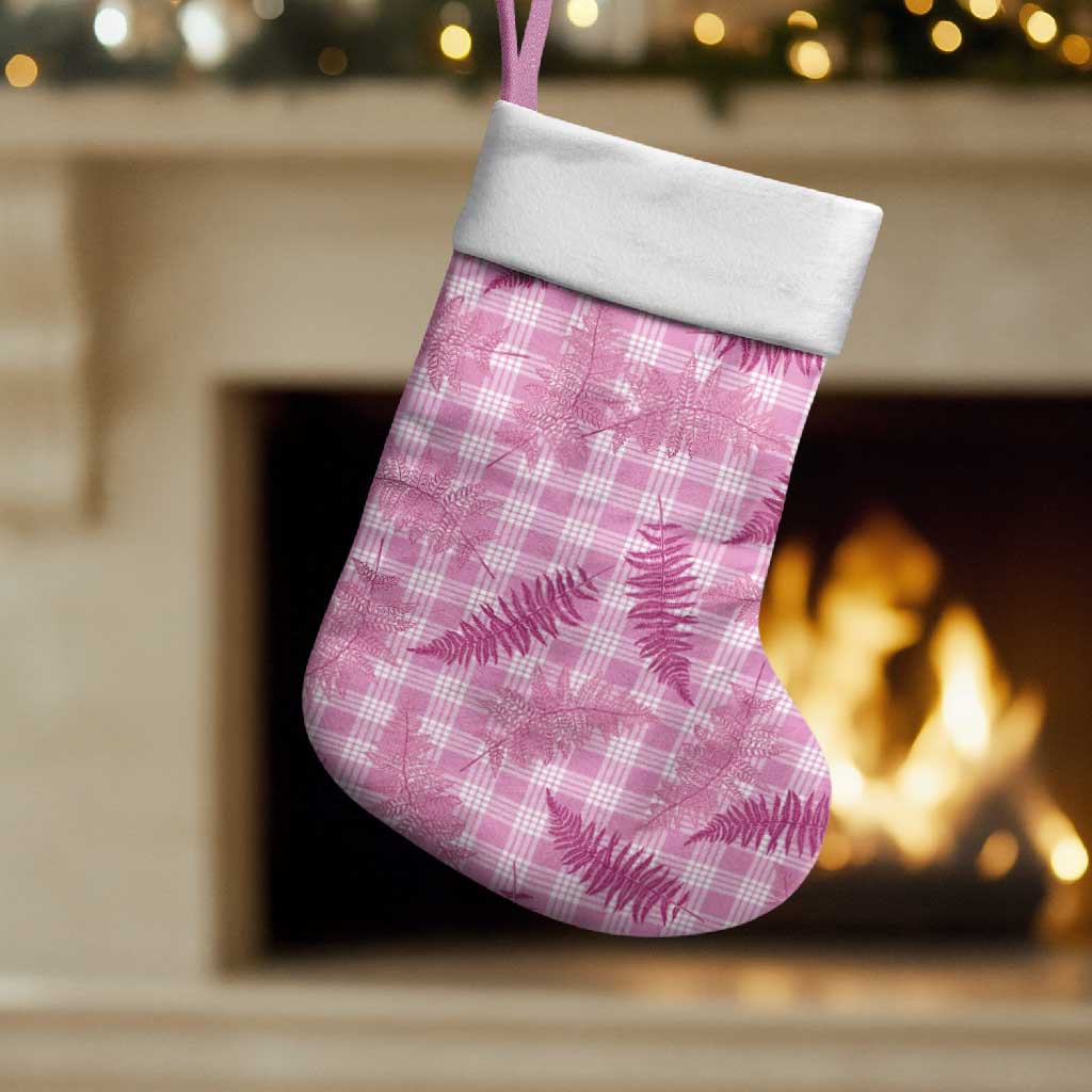 Purple Palaka Hawaii Palapalai Christmas Stocking Hawaiian Fern - Polynesian Pride