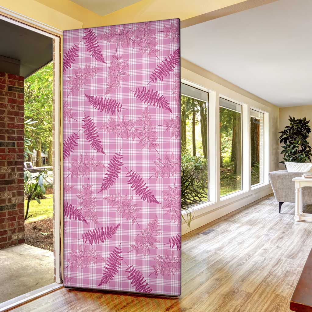 Purple Palaka Hawaii Palapalai Door Cover Hawaiian Fern - Polynesian Pride