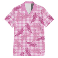 Purple Palaka Hawaii Palapalai Family Matching Long Sleeve Bodycon Dress and Hawaiian Shirt Hawaiian Fern LT14 Dad's Shirt - Short Sleeve Purple - Polynesian Pride