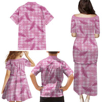 Purple Palaka Hawaii Palapalai Family Matching Puletasi and Hawaiian Shirt Hawaiian Fern LT14 - Polynesian Pride