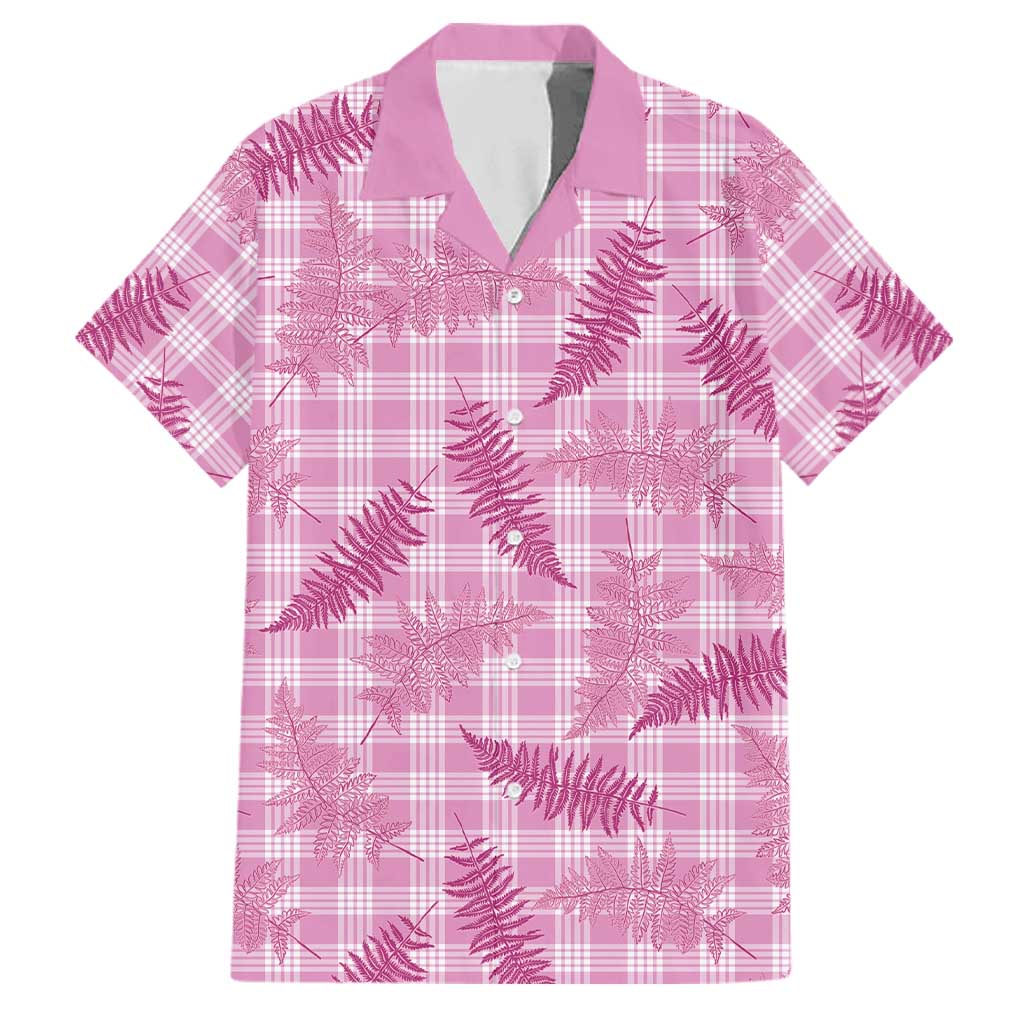 Purple Palaka Hawaii Palapalai Family Matching Summer Maxi Dress and Hawaiian Shirt Hawaiian Fern LT14 Dad's Shirt - Short Sleeve Purple - Polynesian Pride
