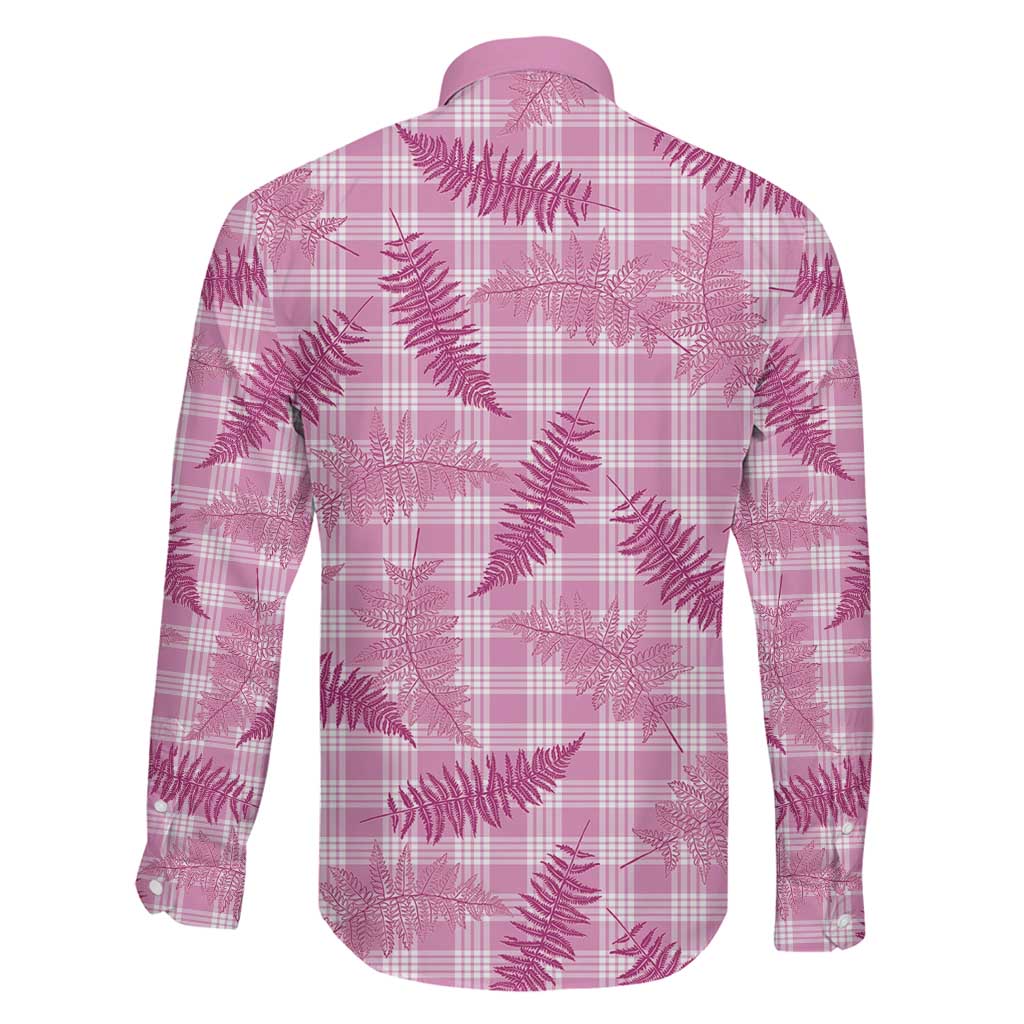 Purple Palaka Hawaii Palapalai Family Matching Summer Maxi Dress and Hawaiian Shirt Hawaiian Fern LT14 - Polynesian Pride