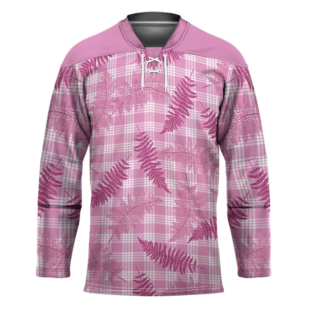 Purple Palaka Hawaii Palapalai Hockey Jersey Hawaiian Fern - Polynesian Pride