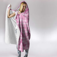 Purple Palaka Hawaii Palapalai Hooded Blanket Hawaiian Fern - Polynesian Pride