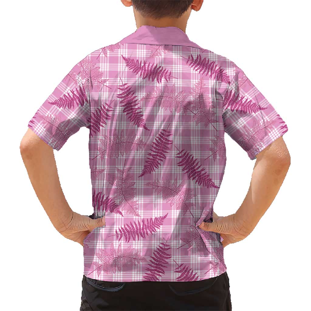 Purple Palaka Hawaii Palapalai Kid Hawaiian Shirt Hawaiian Fern - Polynesian Pride