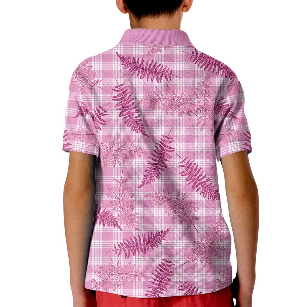 Purple Palaka Hawaii Palapalai Kid Polo Shirt Hawaiian Fern LT14 - Polynesian Pride