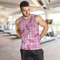 Purple Palaka Hawaii Palapalai Men Tank Top Hawaiian Fern - Polynesian Pride