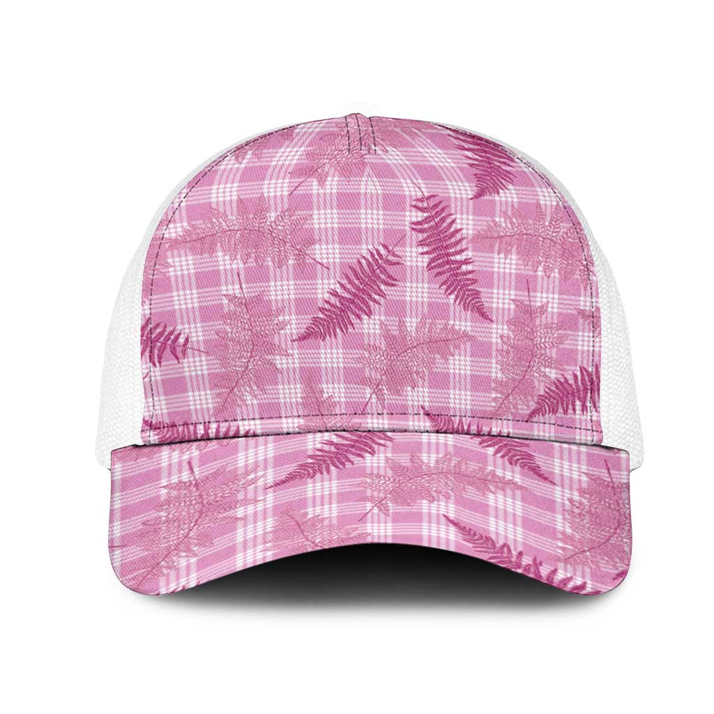 Purple Palaka Hawaii Palapalai Mesh Trucker Cap Hawaiian Fern