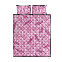 Purple Palaka Hawaii Palapalai Quilt Bed Set Hawaiian Fern - Polynesian Pride