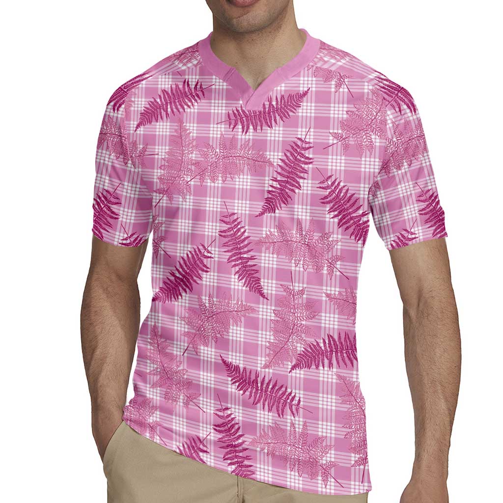 Purple Palaka Hawaii Palapalai Rugby Jersey Hawaiian Fern - Polynesian Pride