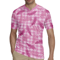 Purple Palaka Hawaii Palapalai Rugby Jersey Hawaiian Fern - Polynesian Pride