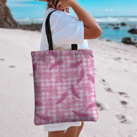 Purple Palaka Hawaii Palapalai Tote Bag Hawaiian Fern LT14 - Polynesian Pride