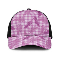 Pink Palaka Hawaii Palapalai Baseball Net Cap Hawaiian Fern