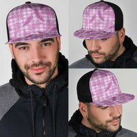 Pink Palaka Hawaii Palapalai Mesh Trucker Cap Hawaiian Fern